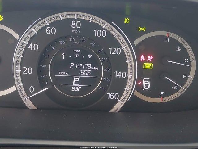 46067914 :رقم المزاد ، 1HGCR3F80DA043885 vin ، 2013 Honda Accord Ex-l V-6 مزاد بيع