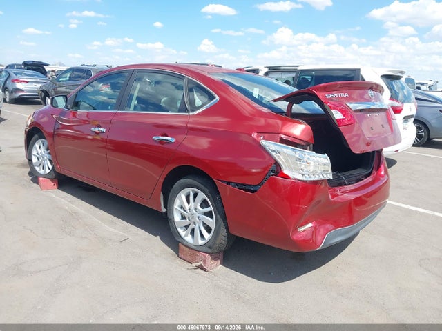 2015 Nissan Sentra Sv მანქანა იყიდება აუქციონზე, vin: 3N1AB7AP5FY349630, აუქციონის ნომერი: 46067973