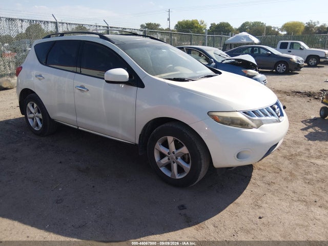 2009 Nissan Murano Sl მანქანა იყიდება აუქციონზე, vin: JN8AZ18UX9W018818, აუქციონის ნომერი: 46067980