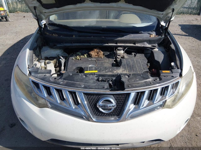 2009 Nissan Murano Sl მანქანა იყიდება აუქციონზე, vin: JN8AZ18UX9W018818, აუქციონის ნომერი: 46067980