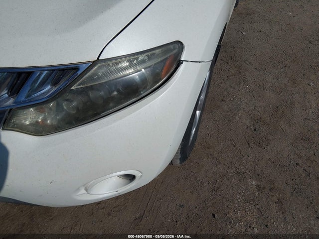 2009 Nissan Murano Sl მანქანა იყიდება აუქციონზე, vin: JN8AZ18UX9W018818, აუქციონის ნომერი: 46067980