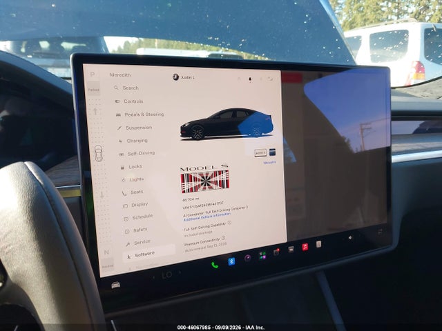 Aukcja sprzedaży 2021 Tesla Model S Plaid Tri Motor All-wheel Drive, vin: 5YJSA1E63MF431707, numer aukcji: 46067985