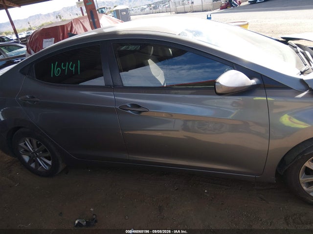 2014 Hyundai Elantra Se მანქანა იყიდება აუქციონზე, vin: 5NPDH4AE9EH489519, აუქციონის ნომერი: 46068196