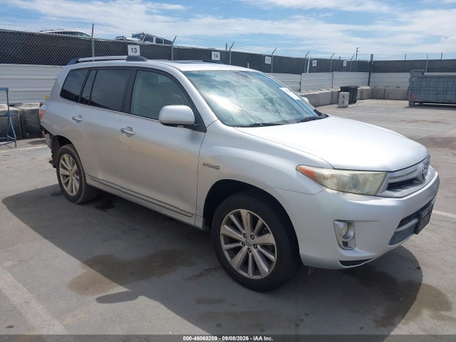 2012 Toyota Highlander Hybrid Limited V6 მანქანა იყიდება აუქციონზე, vin: JTEDC3EH6C2005510, აუქციონის ნომერი: 46068259