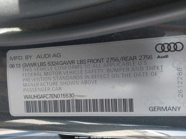 WAUHGAFC7EN015530 Audi A6 3.0t Premium Plus