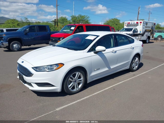 2018 Ford Fusion Hybrid S მანქანა იყიდება აუქციონზე, vin: 3FA6P0UU0JR243687, აუქციონის ნომერი: 46068573