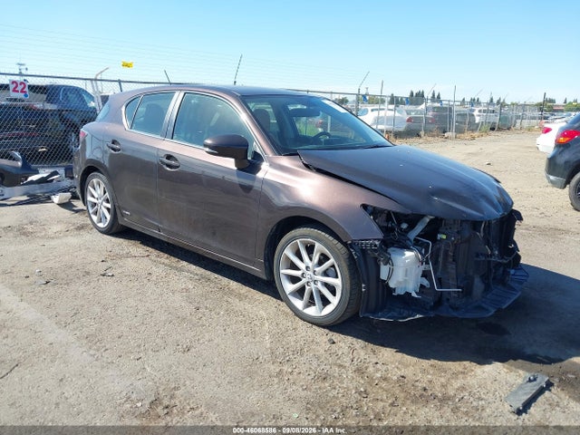 2012 Lexus Ct 200h Premium მანქანა იყიდება აუქციონზე, vin: JTHKD5BHXC2110607, აუქციონის ნომერი: 46068586