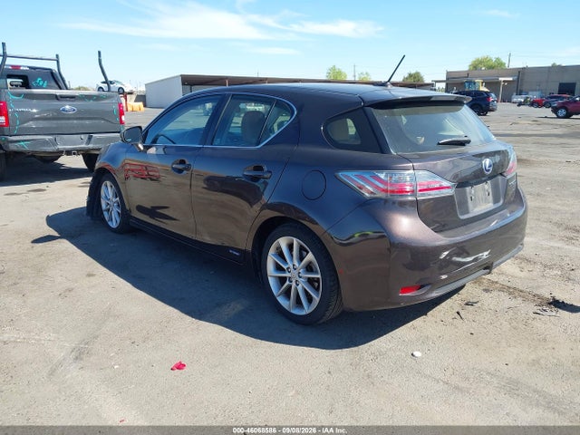 2012 Lexus Ct 200h Premium მანქანა იყიდება აუქციონზე, vin: JTHKD5BHXC2110607, აუქციონის ნომერი: 46068586