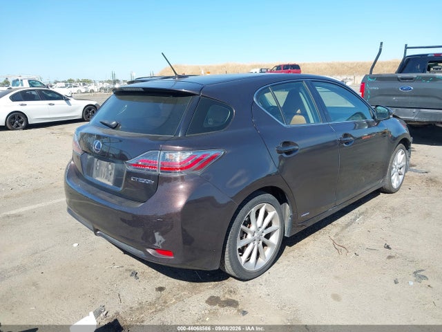 2012 Lexus Ct 200h Premium მანქანა იყიდება აუქციონზე, vin: JTHKD5BHXC2110607, აუქციონის ნომერი: 46068586