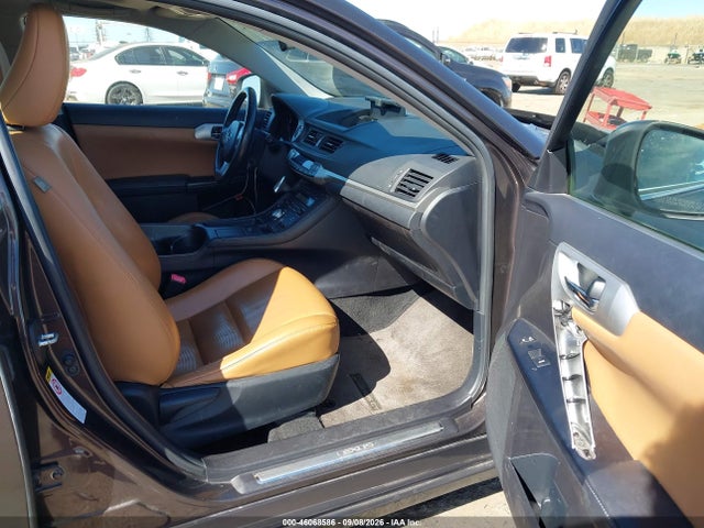 2012 Lexus Ct 200h Premium მანქანა იყიდება აუქციონზე, vin: JTHKD5BHXC2110607, აუქციონის ნომერი: 46068586