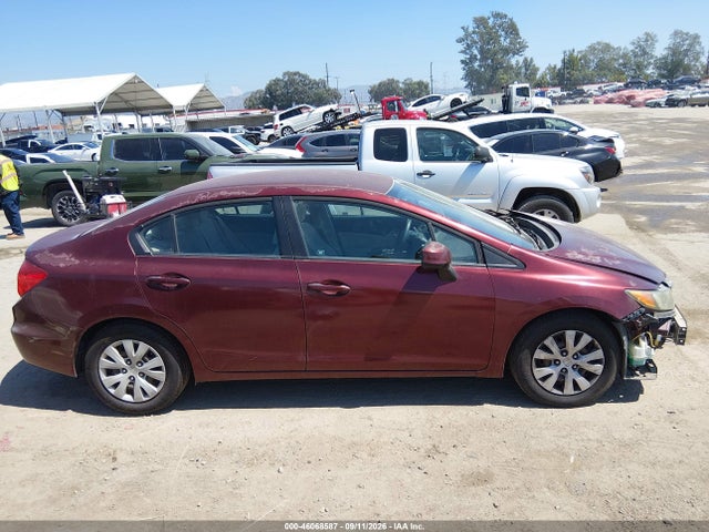 Aukcja sprzedaży 2012 Honda Civic Lx, vin: 2HGFB2F58CH543343, numer aukcji: 46068587