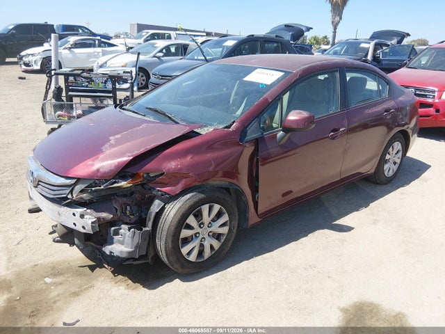Aukcja sprzedaży 2012 Honda Civic Lx, vin: 2HGFB2F58CH543343, numer aukcji: 46068587