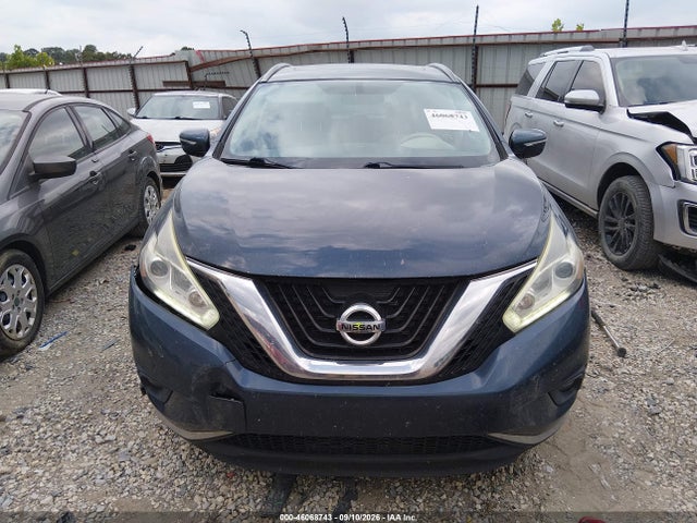 46068743 :رقم المزاد ، 5N1AZ2MGXFN217608 vin ، 2015 Nissan Murano Sv مزاد بيع