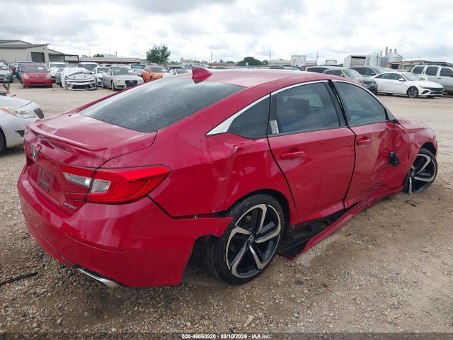 2018 Honda Accord Sport მანქანა იყიდება აუქციონზე, vin: 1HGCV1F3XJA131262, აუქციონის ნომერი: 46068930