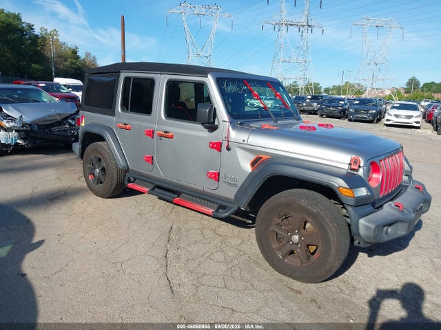 46068965 :رقم المزاد ، 1C4HJXDGXKW582768 vin ، 2019 Jeep Wrangler Unlimited Sport S 4x4 مزاد بيع