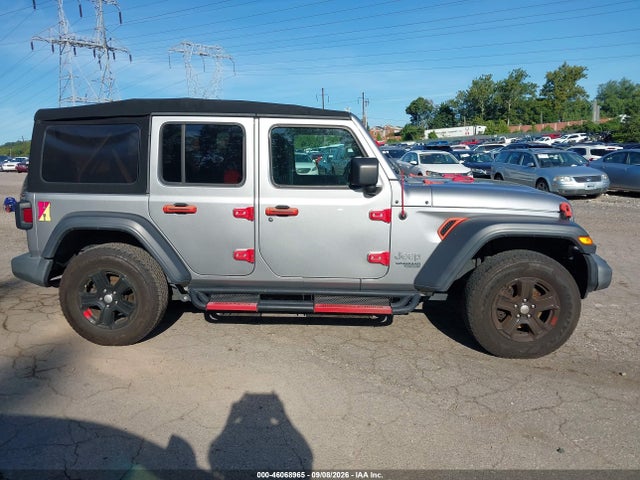 46068965 :رقم المزاد ، 1C4HJXDGXKW582768 vin ، 2019 Jeep Wrangler Unlimited Sport S 4x4 مزاد بيع