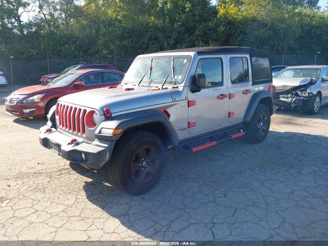 46068965 :رقم المزاد ، 1C4HJXDGXKW582768 vin ، 2019 Jeep Wrangler Unlimited Sport S 4x4 مزاد بيع