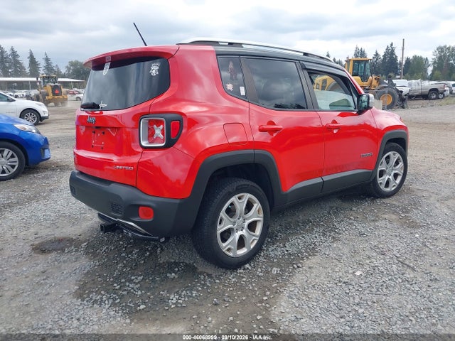 46068999 :رقم المزاد ، ZACCJBDT3GPD98142 vin ، 2016 Jeep Renegade Limited مزاد بيع