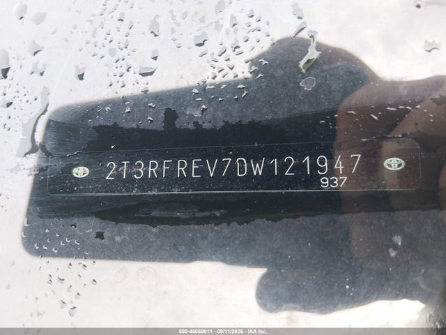 Продажа на аукционе авто 2013 Toyota Rav4 Xle, vin: 2T3RFREV7DW121947, номер лота: 46069011
