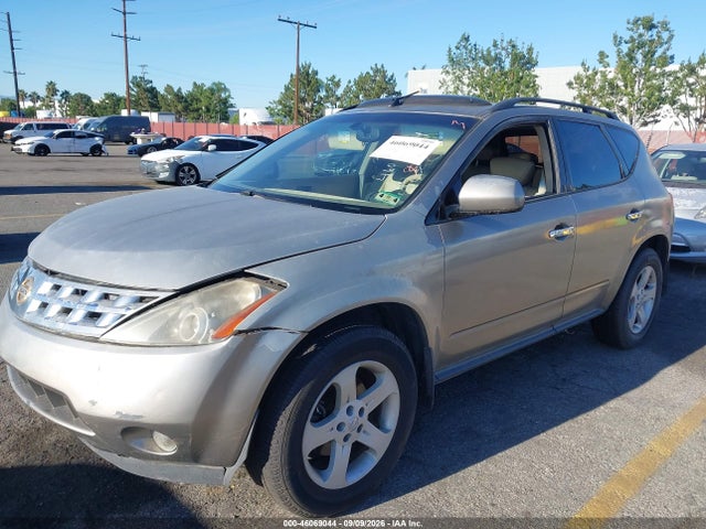 Продажа на аукционе авто 2003 Nissan Murano Sl, vin: JN8AZ08T13W121229, номер лота: 46069044