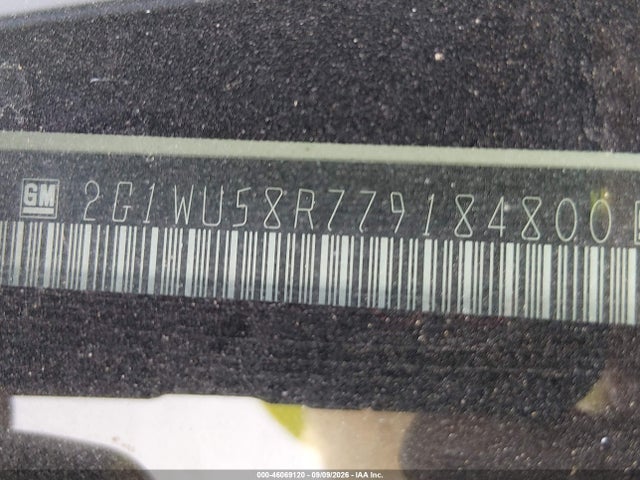 Продаж на аукціоні авто 2007 Chevrolet Impala Ltz, vin: 2G1WU58R779184800, номер лоту: 46069120