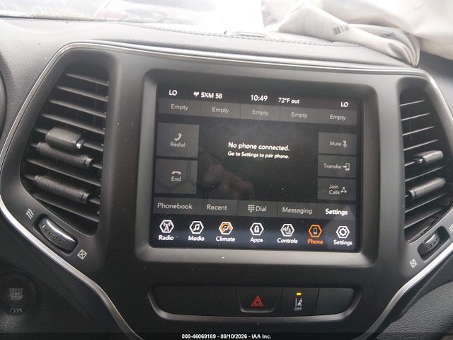 Продаж на аукціоні авто 2022 Jeep Cherokee Latitude Lux 4x4, vin: 1C4PJMMN7ND514355, номер лоту: 46069189