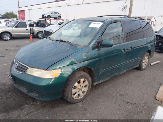 46069329 :رقم المزاد ، 2HKRL180X2H547095 vin ، 2002 Honda Odyssey Ex-l مزاد بيع