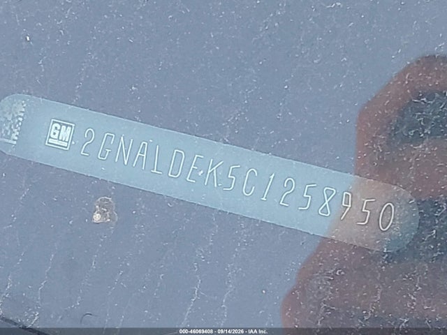 Aukcja sprzedaży 2012 Chevrolet Equinox 1lt, vin: 2GNALDEK5C1258950, numer aukcji: 46069408