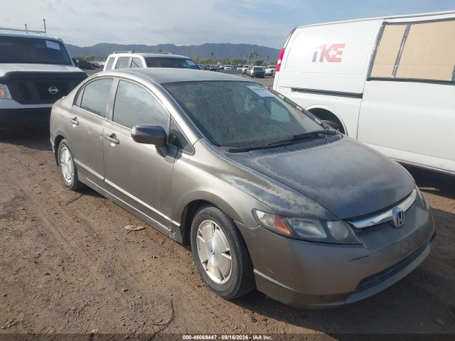 46069447 :رقم المزاد ، JHMFA36267S009798 vin ، 2007 Honda Civic Hybrid مزاد بيع