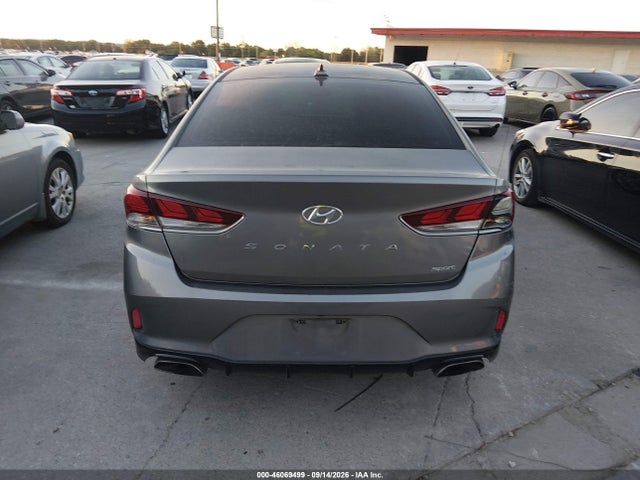 2018 Hyundai Sonata Sport მანქანა იყიდება აუქციონზე, vin: 5NPE34AF3JH655376, აუქციონის ნომერი: 46069499