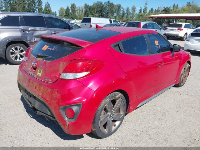 Hyundai Veloster Turbo W/black 2014 KMHTC6AE5EU200952 Image 4
