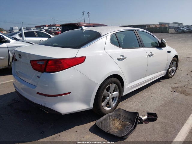 2015 Kia Optima Lx მანქანა იყიდება აუქციონზე, vin: KNAGM4A77F5612226, აუქციონის ნომერი: 46069604