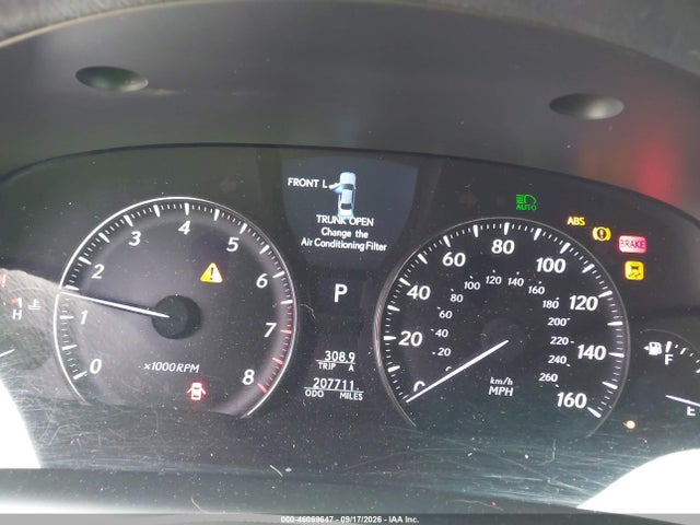 46069647 :رقم المزاد ، JTHGL5EF7A5041230 vin ، 2010 Lexus Ls 460 L مزاد بيع