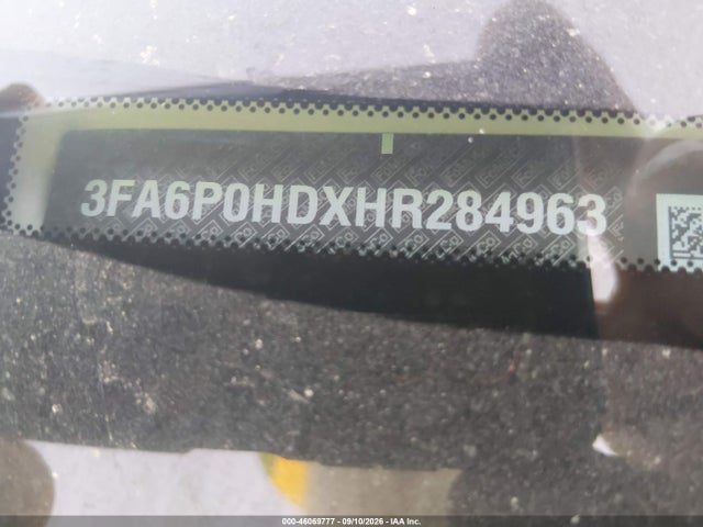 Aukcja sprzedaży 2017 Ford Fusion Se, vin: 3FA6P0HDXHR284963, numer aukcji: 46069777