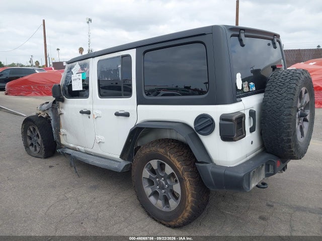 46069786 :رقم المزاد ، 1C4HJXEN9JW213573 vin ، 2018 Jeep Wrangler Unlimited Sahara 4x4 مزاد بيع