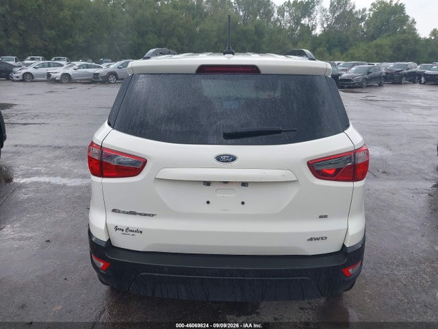 46069824 :رقم المزاد ، MAJ6S3GLXLC345406 vin ، 2020 Ford Ecosport Se مزاد بيع