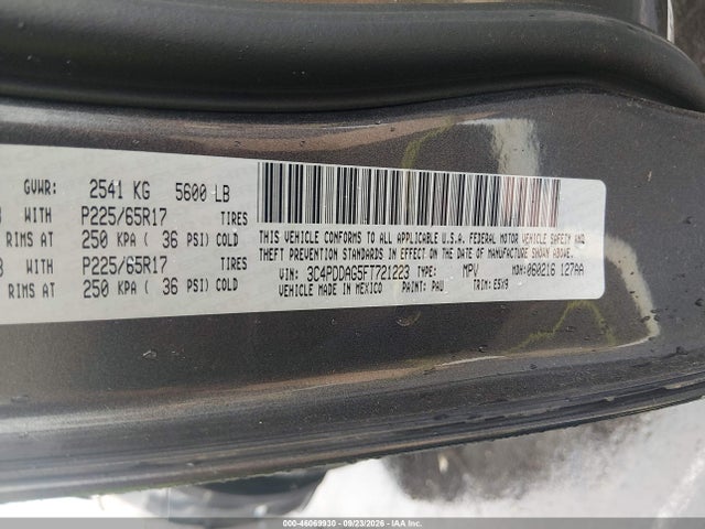 Продажа на аукционе авто 2015 Dodge Journey Se, vin: 3C4PDDAG5FT721223, номер лота: 46069930