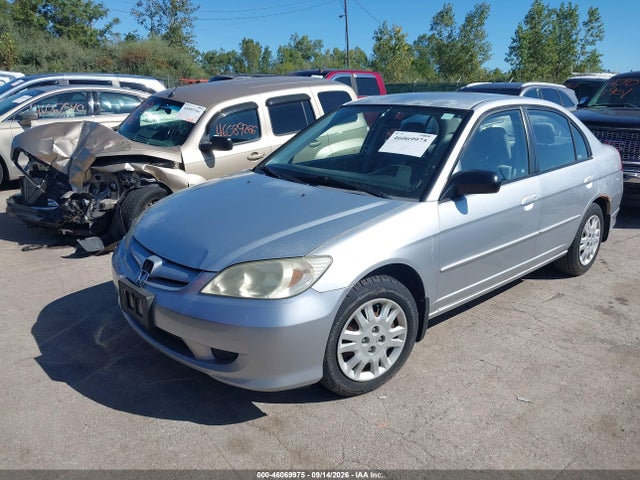 2005 Honda Civic Lx მანქანა იყიდება აუქციონზე, vin: 2HGES16675H614873, აუქციონის ნომერი: 46069975