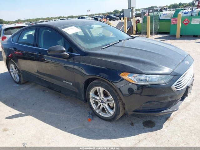 46070007 :رقم المزاد ، 3FA6P0LU8JR176533 vin ، 2018 Ford Fusion Hybrid Se مزاد بيع