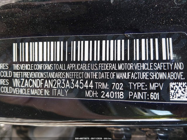 Продажа на аукционе авто 2024 Dodge Hornet Gt Awd, vin: ZACNDFAN2R3A34544, номер лота: 46070075
