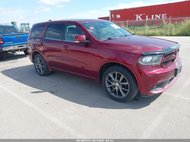2018 Dodge Durango Gt მანქანა იყიდება აუქციონზე, vin: 1C4RDJDG7JC271209, აუქციონის ნომერი: 46070115