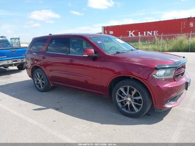 2018 Dodge Durango Gt მანქანა იყიდება აუქციონზე, vin: 1C4RDJDG7JC271209, აუქციონის ნომერი: 46070115