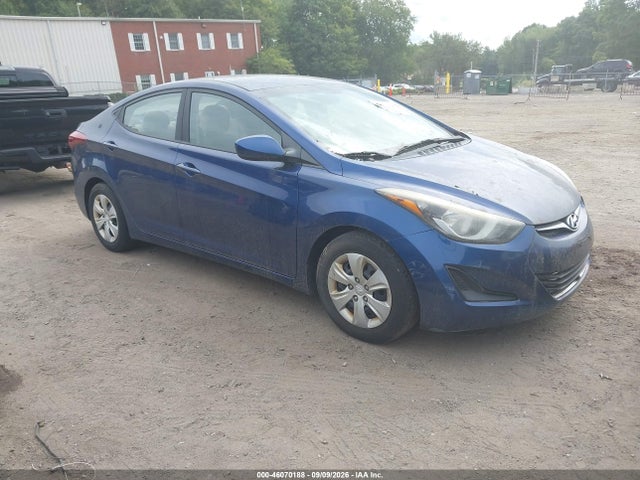2016 Hyundai Elantra Se მანქანა იყიდება აუქციონზე, vin: 5NPDH4AE6GH788260, აუქციონის ნომერი: 46070188