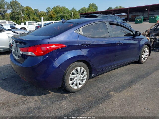 46070247 :رقم المزاد ، 5NPDH4AE8CH136668 vin ، 2012 Hyundai Elantra Gls مزاد بيع