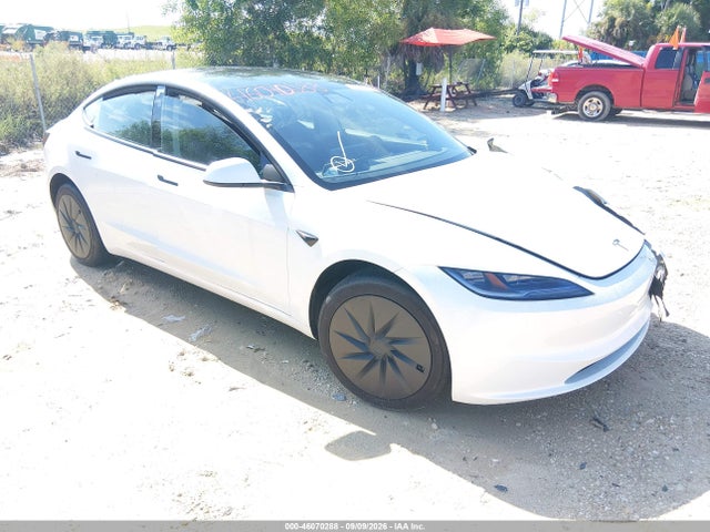 2025 Tesla Model 3 Long Range Rear-wheel Drive/standard Rear-wheel Drive მანქანა იყიდება აუქციონზე, vin: 5YJ3E1EA2SF117122, აუქციონის ნომერი: 46070288
