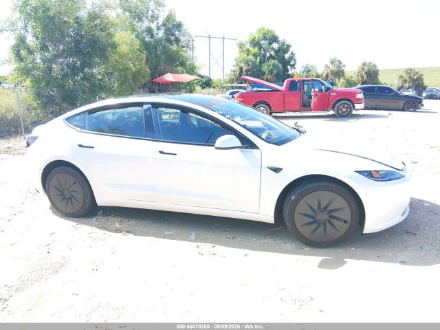 46070288 :رقم المزاد ، 5YJ3E1EA2SF117122 vin ، 2025 Tesla Model 3 Long Range Rear-wheel Drive/standard Rear-wheel Drive مزاد بيع