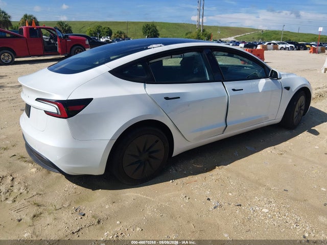 46070288 :رقم المزاد ، 5YJ3E1EA2SF117122 vin ، 2025 Tesla Model 3 Long Range Rear-wheel Drive/standard Rear-wheel Drive مزاد بيع