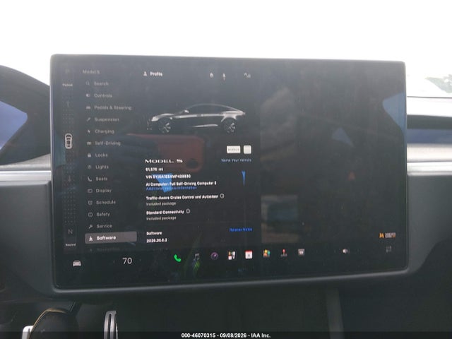 Aukcja sprzedaży 2021 Tesla Model S Long Range Dual Motor All-wheel Drive, vin: 5YJSA1E5XMF428830, numer aukcji: 46070315