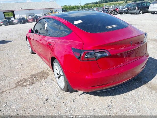 46070353 :رقم المزاد ، 5YJ3E1EB2MF013130 vin ، 2021 Tesla Model 3 Long Range Dual Motor All-wheel Drive مزاد بيع