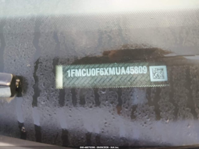 Aukcja sprzedaży 2021 Ford Escape S, vin: 1FMCU0F6XMUA45809, numer aukcji: 46070398